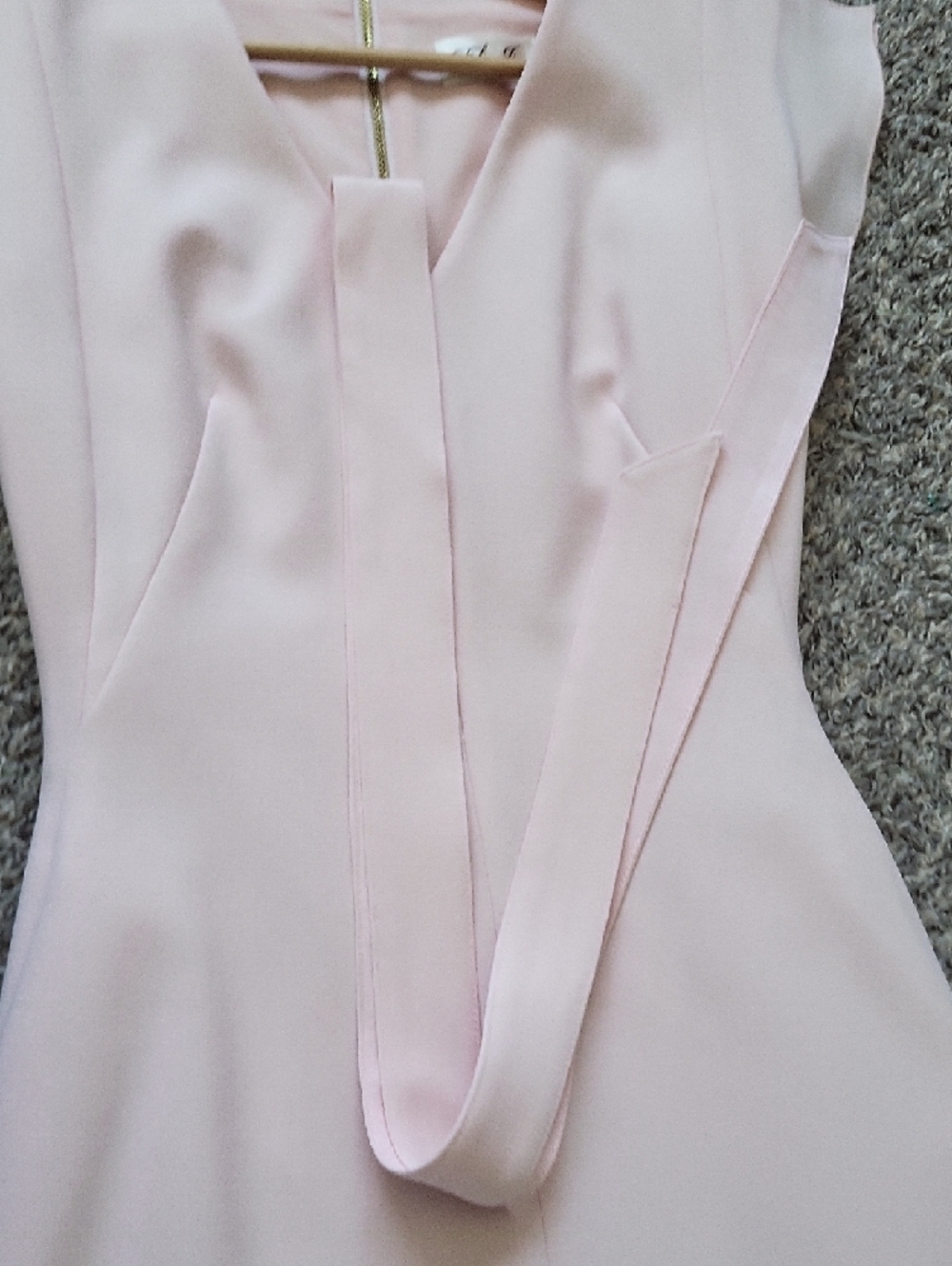 Eliza J Light Blush Midi Sheath Dress - Picture 3 of 6